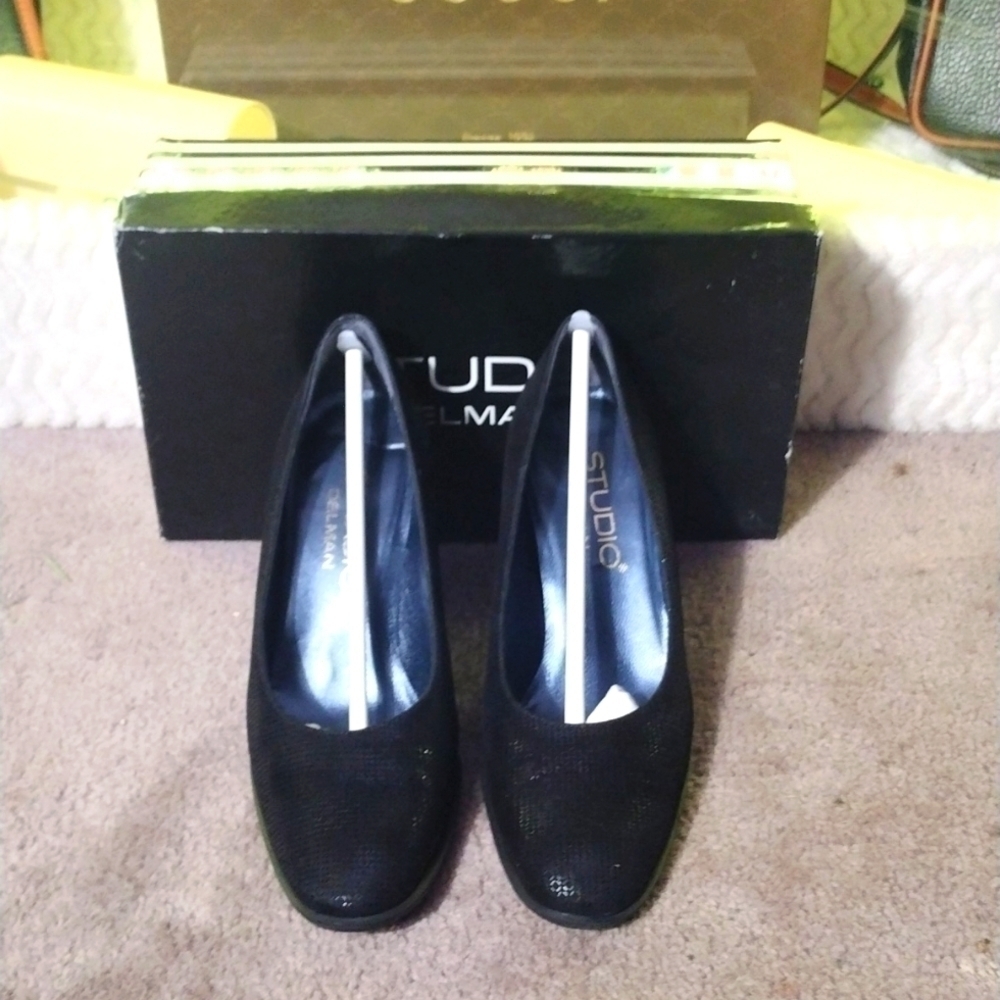 Studio delman lala-swg black soft weave size 7.5m